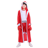 Déguisement Enfant Boxeur Tenue Bleue/Rouge Costume