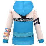 Déguisement Kpop Demon Hunters Huntrix Rumi Mira Zoey Sweat-Shirt à Capuche Costume