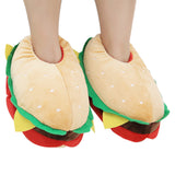 Hamburger Chaussures d'Hiver Chaudes Cadeau Amusant d'Halloween