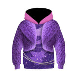 Déguisement Enfant Zootopia 2 Gazelle Sweat-shirt à Capuche/Zip Costume Violet d'Halloween