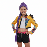 Déguisement Enfant Kpop Demon Hunters HUNTR/X Rumi Zoey Mira Costume