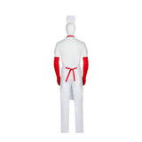 Déguisement Cuisinier Tablier et T-shirt Blanc Homme pour Halloween