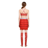 Déguisement Adulte & Enfant Gazelle Zootopia 2 Film Costume Rouge pour Halloween