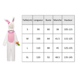 Déguisement Enfant Œuf de Pâques/Lapin Tenue Costume pour Pâques
