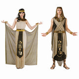 Déguisement Pharaon et Reine d'Égypte Couple Costume Pour Halloween