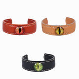 Accessories Bracelet Vintage en Cuir de Vache de Couleur Noir/Brun/Kaki