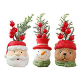 16CM Décorations de Noël en Résine 3 Pièces