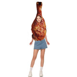 Déguisement Combinaison de Cuisse de Poulet Rôti Adulte & Enfant pour Thanksgiving