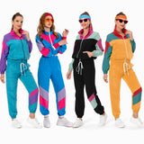 Déguisement 80s 90s Hip-hop Ensemble en Groupe Sport Vintage Survêtement