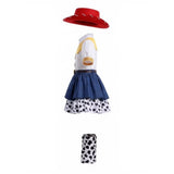 Déguisement Fille Jessie Film Robe Blanche et Bleue Enfant pour Halloween