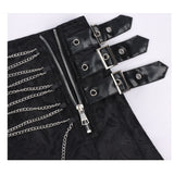 Déguisement Jupe Noire Médiévale Sombre Steampunk Rétro Gothique Rock Heavy Metal Homme