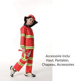 Déguisement Enfant Police Prisonnier Pompier Uniforme Costume Halloween