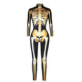 Déguisement Enfant&Adulte Horreur Squelette Tenue en Groupe Costume d'Halloween