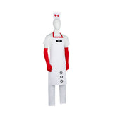 Déguisement Cuisinier Tablier et T-shirt Blanc Homme pour Halloween