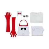 Déguisement Cuisinier Tablier et T-shirt Blanc Homme pour Halloween