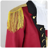 Déguisement George Washington Tenue Président Rouge Adute pour Halloween Carnaval