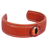 Accessories Bracelet Vintage en Cuir de Vache de Couleur Noir/Brun/Kaki