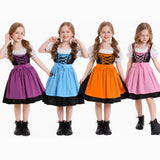 Déguisement Fille Maid Robe Rose Costume pour Oktoberfest