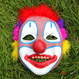 Accessoires Clown Déguise Chapeau/Lunettes/Faux Nez/Perruque Colorée/Masque Ensemble