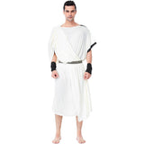 Déguisement Robe Blanche Romain Antique Costume de Couple pour Halloween