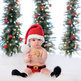 Déguisement Enfant Set Bébé en Laine Noël Costume