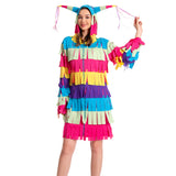 Déguisement Adulte La Piñata Pinata Couleure Costume Pour Halloween