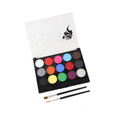 Cosplay Accessoire Peinture Corporelle Hydrosoluble pour Maquillage Scénique Halloween 15 Couleurs