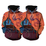 Déguisement Adulte Avatar: De Feu et de Cendres Peylak Sweat-shirt Orange Costume