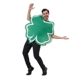 Déguisement Adulte Homme Tenue de Trèfle à Quatre Feuilles Costume pour La Saint-Patrick