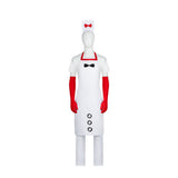Déguisement Cuisinier Tablier et T-shirt Blanc Homme pour Halloween