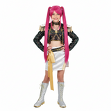 Déguisement Enfant KPop Demon Hunters Huntrix Mira Golden Tenue Noire Costume