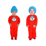 Déguisement Enfant Le Chat Chapeauté Thing One et Thing Two Costume d'Halloween