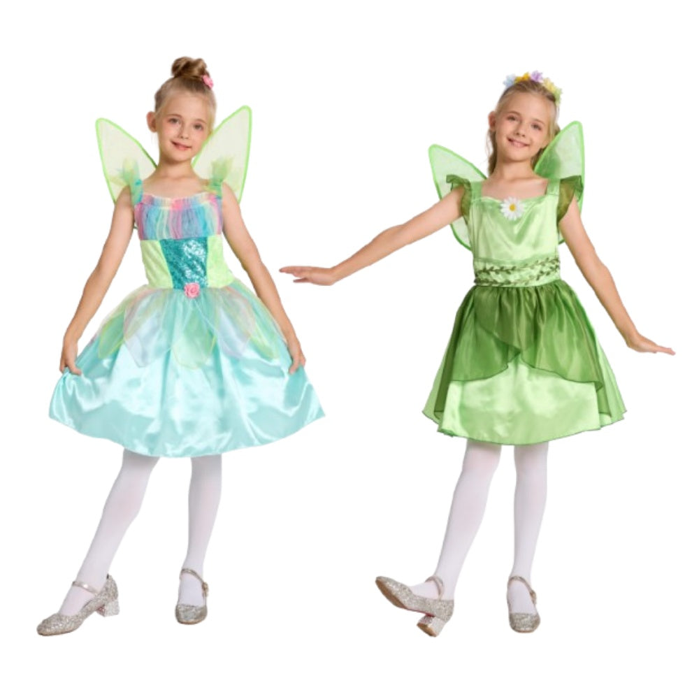 Déguisement Enfant Robe de Fée avec Ailes Costume