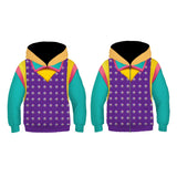 Déguisement Enfant Stranger Things Holly Wheeler Sweat-shirt à Capuche/Zip Costume Violet