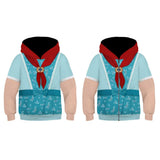 Déguisement Enfant Stranger Things Holly Wheeler Sweat-shirt à Capuche/Zip Costume d'Halloween