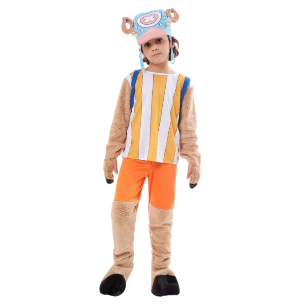 Déguisement Enfant Tony Tony Chopper One Piece Anime Tenue Brune
