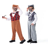 Déguisement Grand-père Tenue Grise/Marron pour Enfant pour Journée Mondiale du Livre