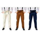 Déguisement Homme Pantalon Cargo Rétro Steampunk Médiéval Costume