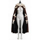Déguisement Manteau de Fourrure de Barbare Viking Médiéval Femme pour Halloween