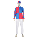 Déguisement d'Equitation Bleu Rouge et Blanc Homme