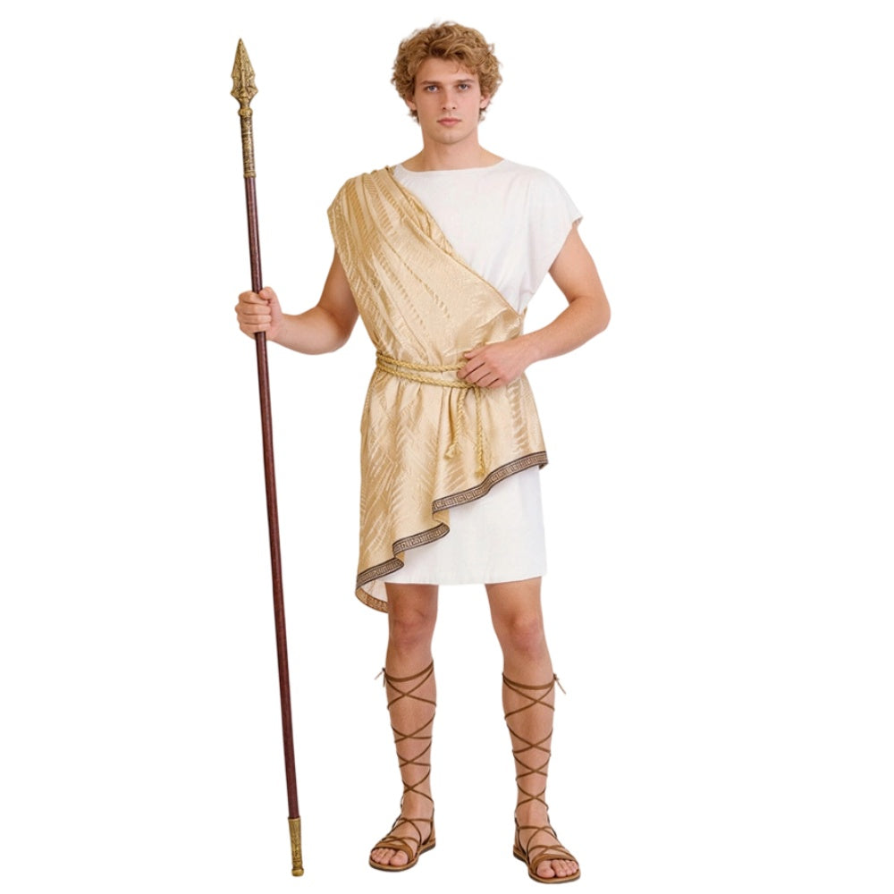 Déguisement de Guerrier Couleur Champagne de la Rome et de la Grèce Antique Homme pour Halloween