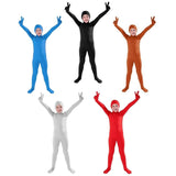 Déguisement Enfant Combinaison de Couleur Unie Costume d'Halloween