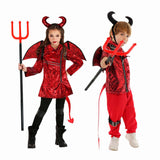 Déguisement Enfant Tenue de Diablotin Punky Costume pour Halloween
