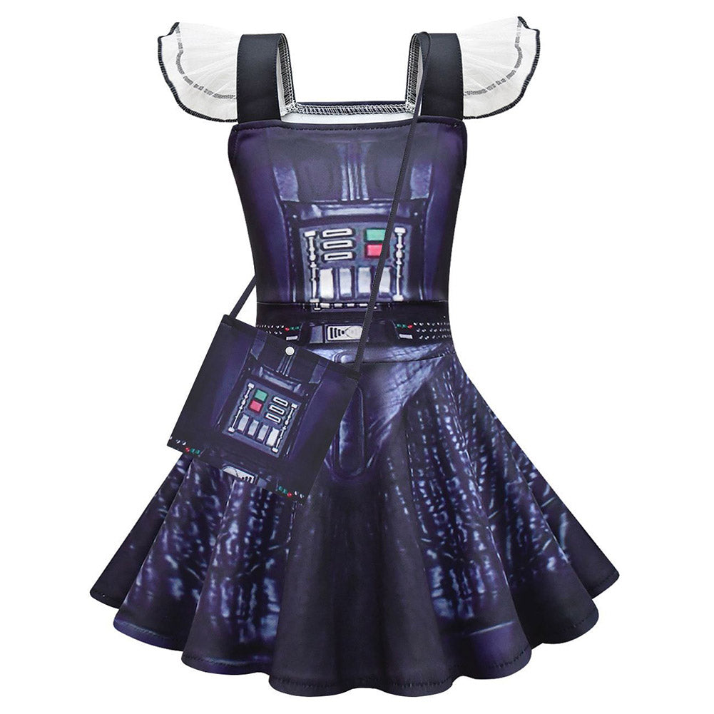 Déguisement Fille La Guerre des Étoiles Stormtrooper/Darth Vader Robe Costume d'Halloween