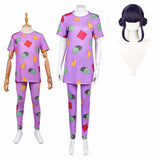 Déguisement Enfant&Femme KPop Demon Hunters Huntrix Zoey Pyjama Violet Costume