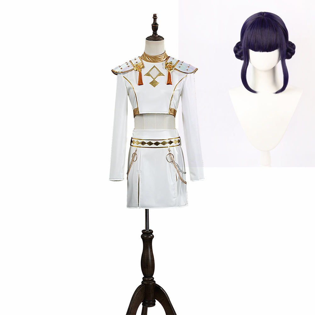 Perruque Rumi Kpop Demon Hunter – Perruque Cosplay Anime Rumi, Rose Vif, Halloween & Conventions