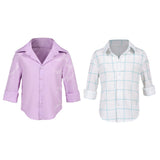 Enfant KPop Demon Hunters(2025) Jinu Saja Chemise Rose/Blanche Cosplay Costume