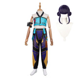 Déguisement Enfant Zoey Costume Bleu pour Halloween Carnaval Ver.2