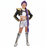 Déguisement Enfant KPop Demon Hunters Huntrix Golden Tenue Noire Costume 2