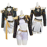 Déguisement Enfant KPop Demon Hunters Huntrix Golden Tenue Noire Costume